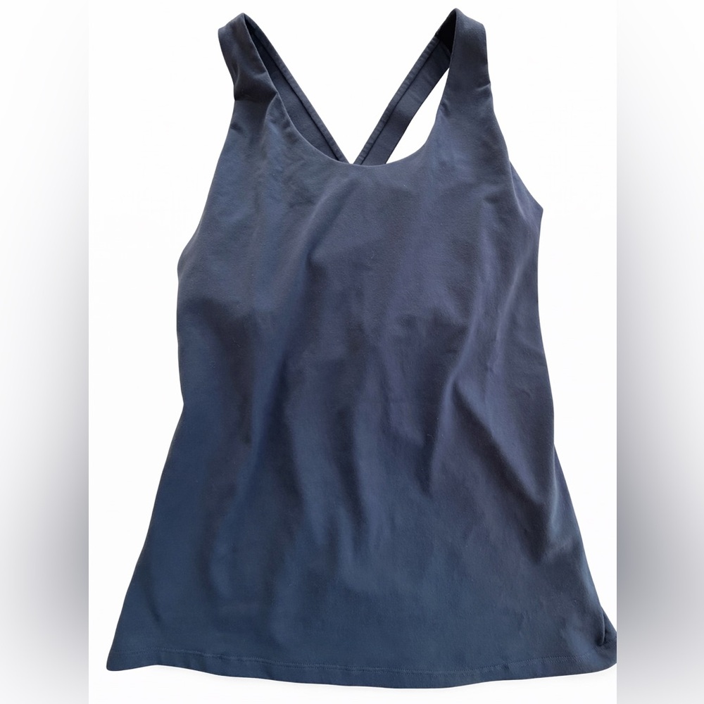Sports athletic tank top blue gray size L